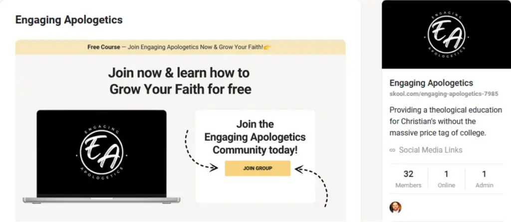 Engaging Apologetics Community